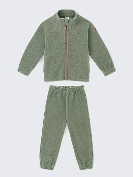 Костюм флисовый двойка с длинной молнией