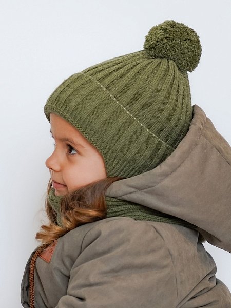 Шапка зимняя на завязках