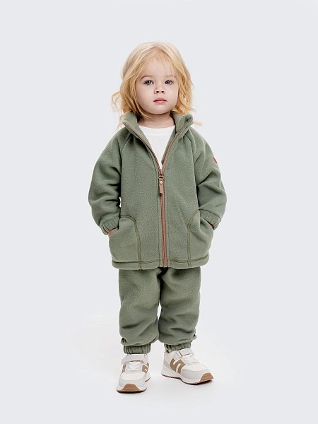 Костюм флисовый двойка с длинной молнией