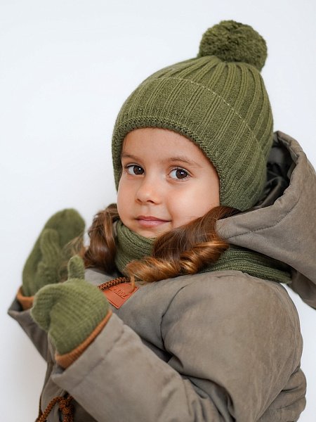 Шапка зимняя на завязках