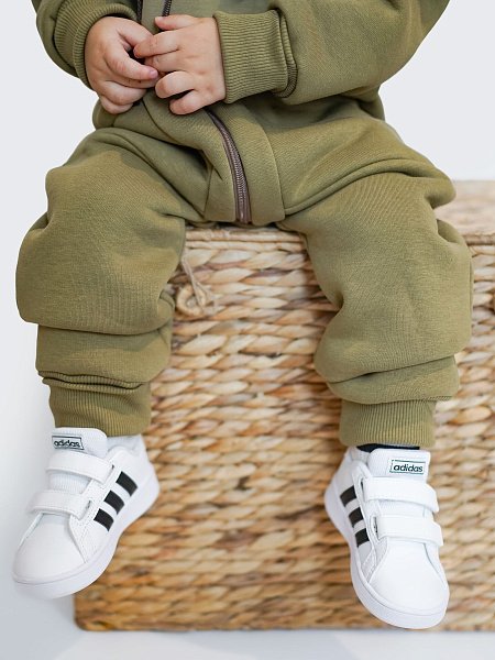 Комбинезон с карманами футер с начесом