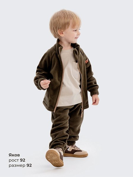 Костюм флисовый двойка с длинной молнией