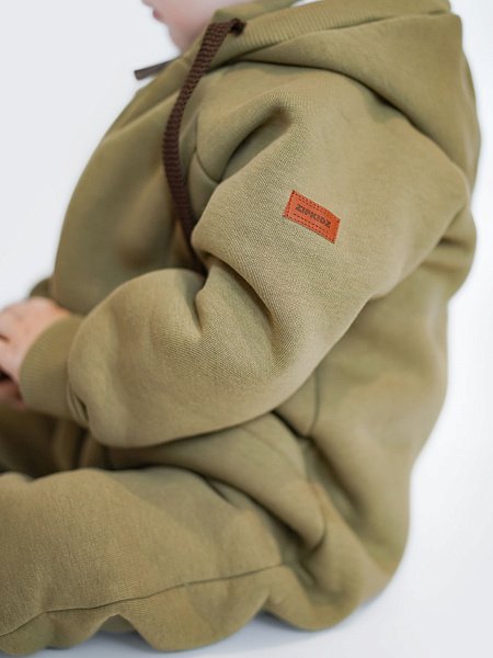 Комбинезон с карманами футер с начесом